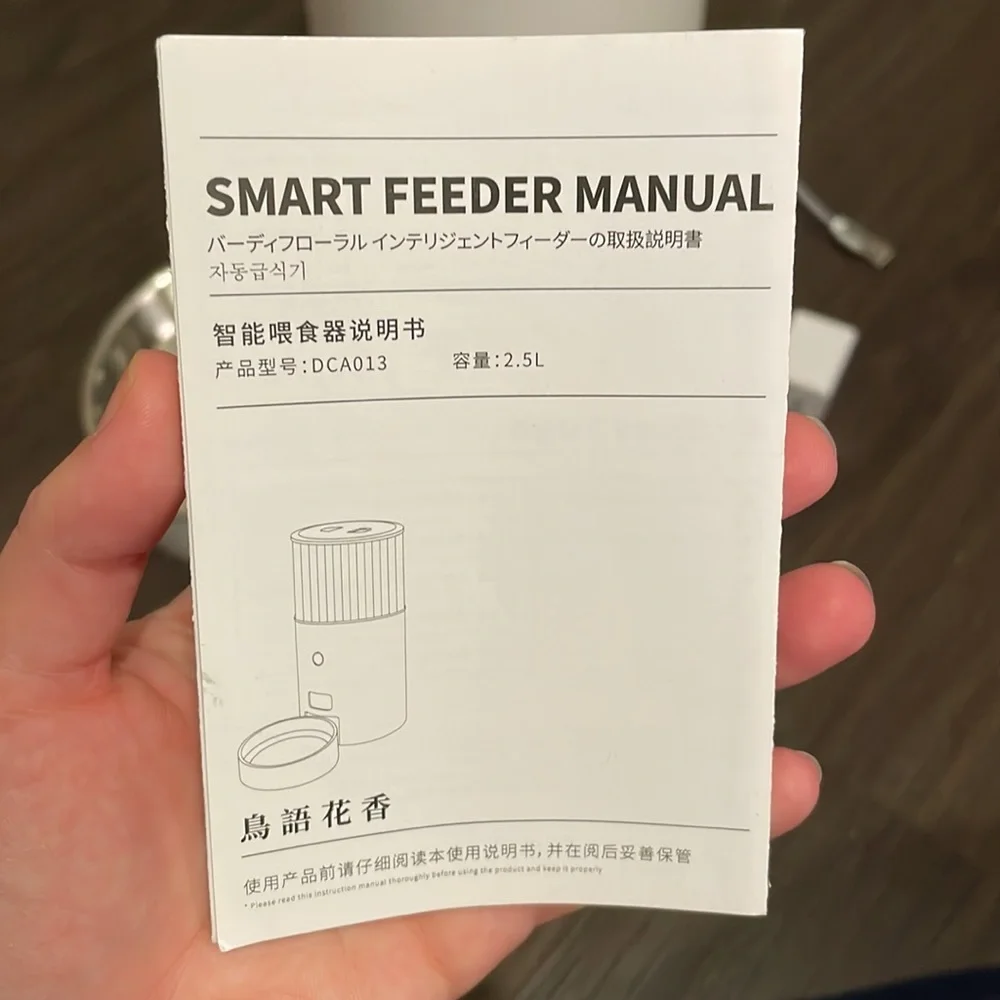 Smart Pet feeder with App compatibility